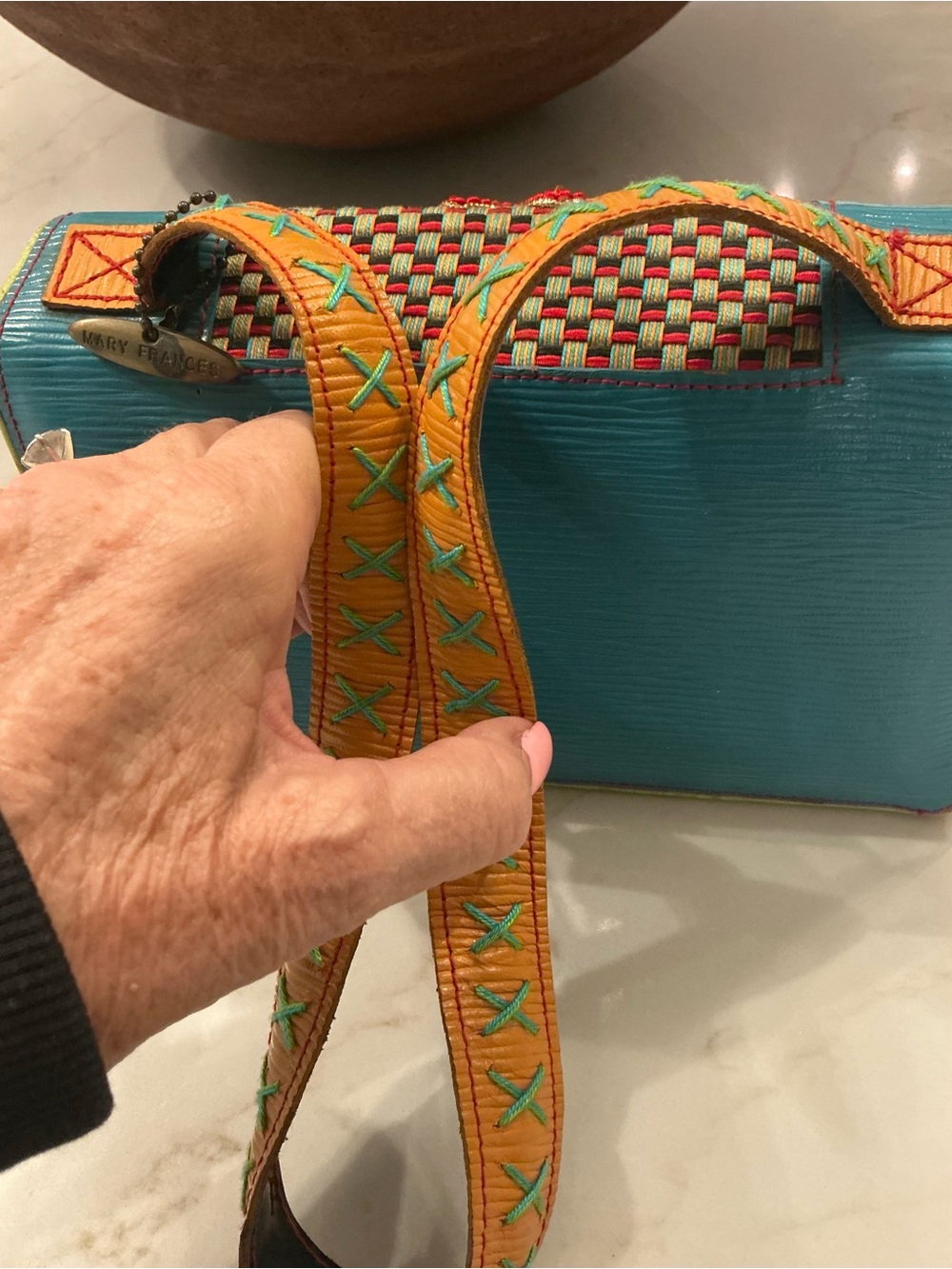 Mary Frances Multicolor Embellished Mini Shoulder Bag - Picture 3 of 5